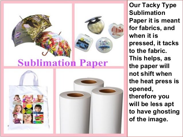 using sublimation paper