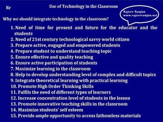 How to use technology in the classroom tips - techniques - benefits | PPT