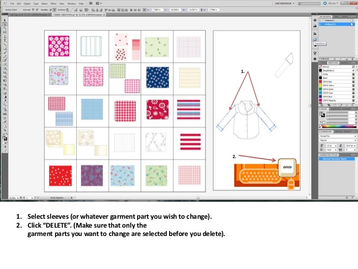 Using Illustrator Fashion Templates by www.ChildrensFashionDesign.com