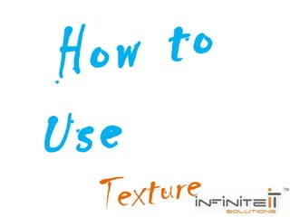 How to Use   Texture   in Web Design 