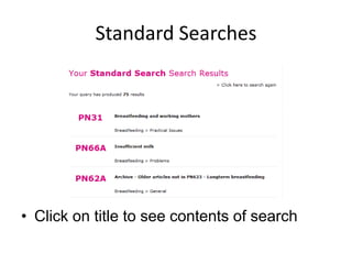 How To Use The Midirs Reference Database Ppt