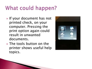 How to use the printer | PPTX