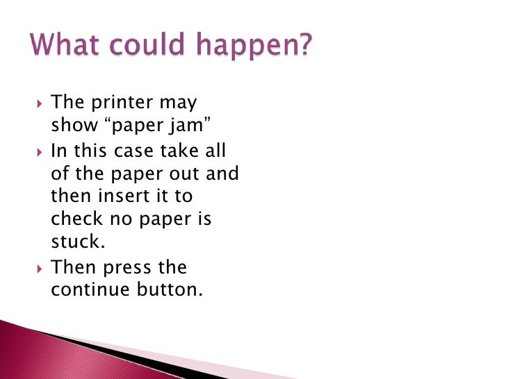How to use the printer