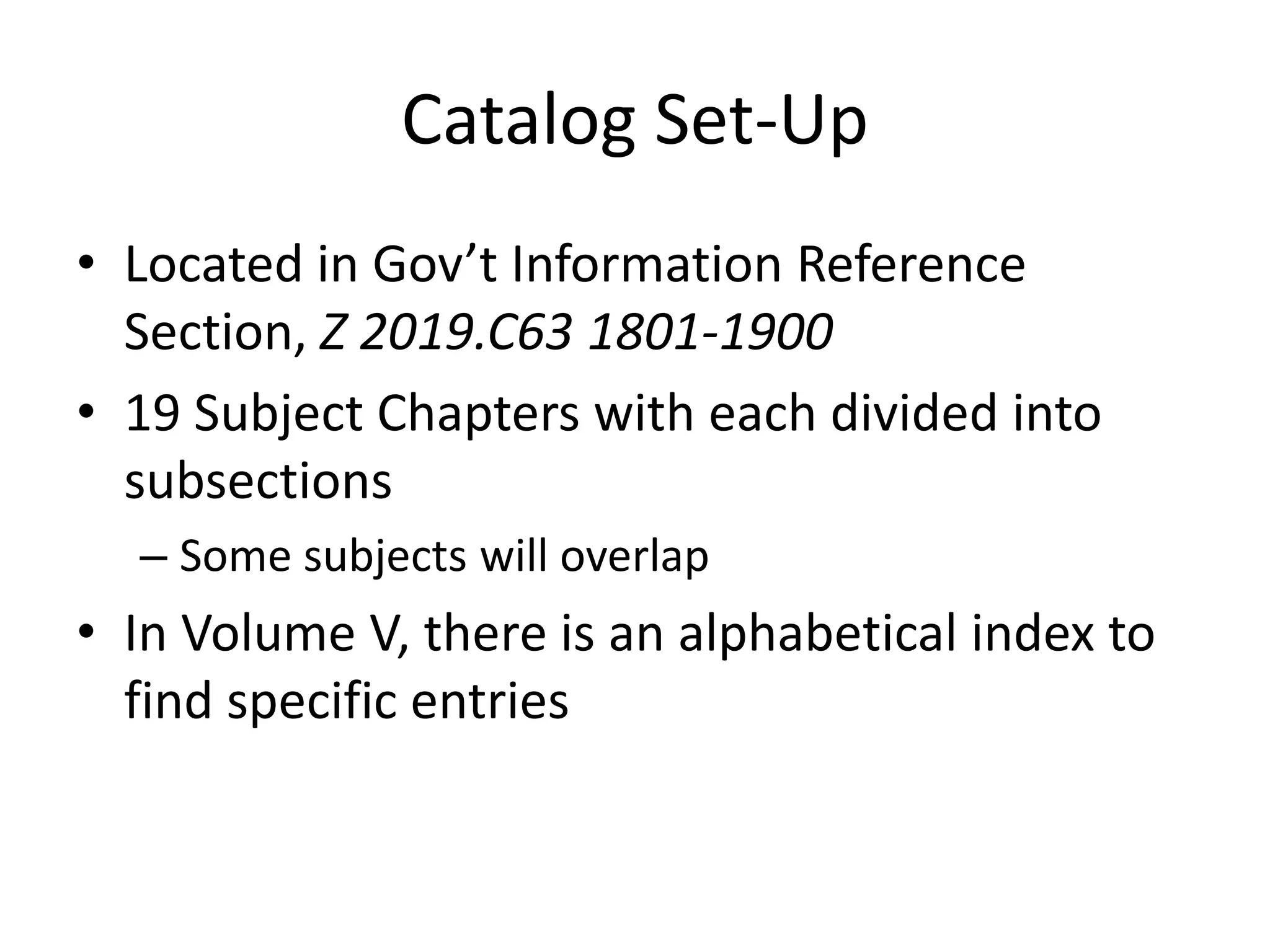 How to use the subject catalog for the PPTX Books and Literature