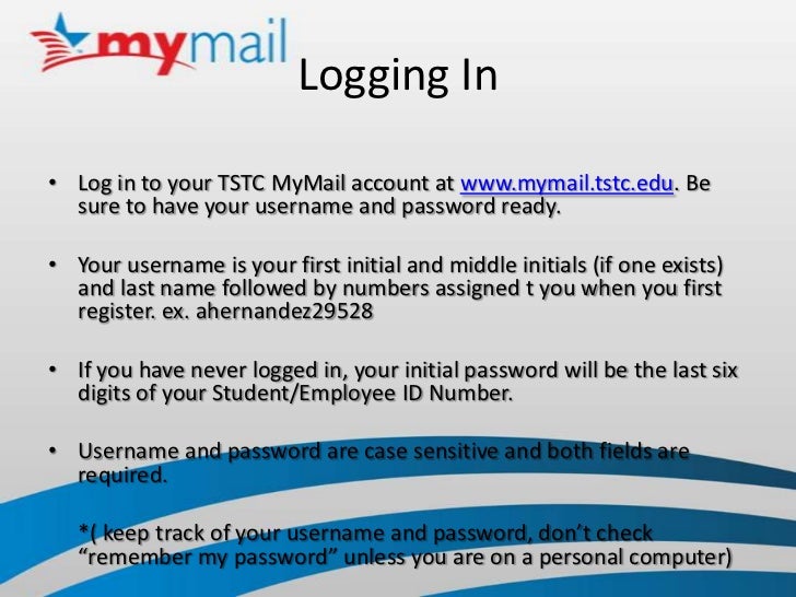 tstc mymail