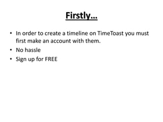How To Use Time Toast Pptx