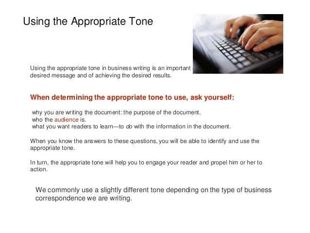 How to use tone in writing