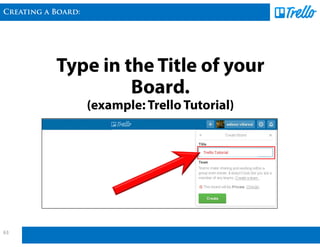 [Made Easy] How to use Trello - Tutorial | PDF