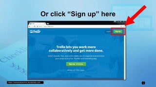 https://remarkablechris.wordpress.com 1
1
Or click “Sign up” here
 