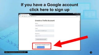 https://remarkablechris.wordpress.com 16
If you have a Google account
click here to sign up
 