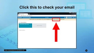 https://remarkablechris.wordpress.com 18
Click this to check your email
 