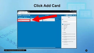 https://remarkablechris.wordpress.com 36
Click Add Card
 