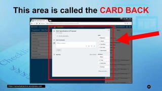 https://remarkablechris.wordpress.com 45
This area is called the CARD BACK
 