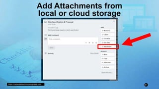 https://remarkablechris.wordpress.com 61
Add Attachments from
local or cloud storage
 