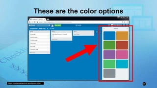 https://remarkablechris.wordpress.com 79
These are the color options
 