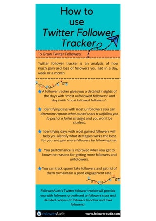 How to use twitter follower tracker 