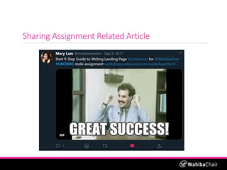 Sharing Assignment Related Article
 