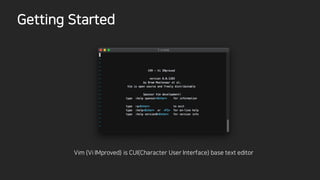 How to use vim | PPT