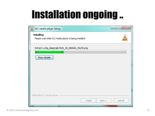 Installation ongoing ..
© 2015 sheilamariegodoy.com 27
 