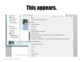 This appears,
© 2015 sheilamariegodoy.com 44
 