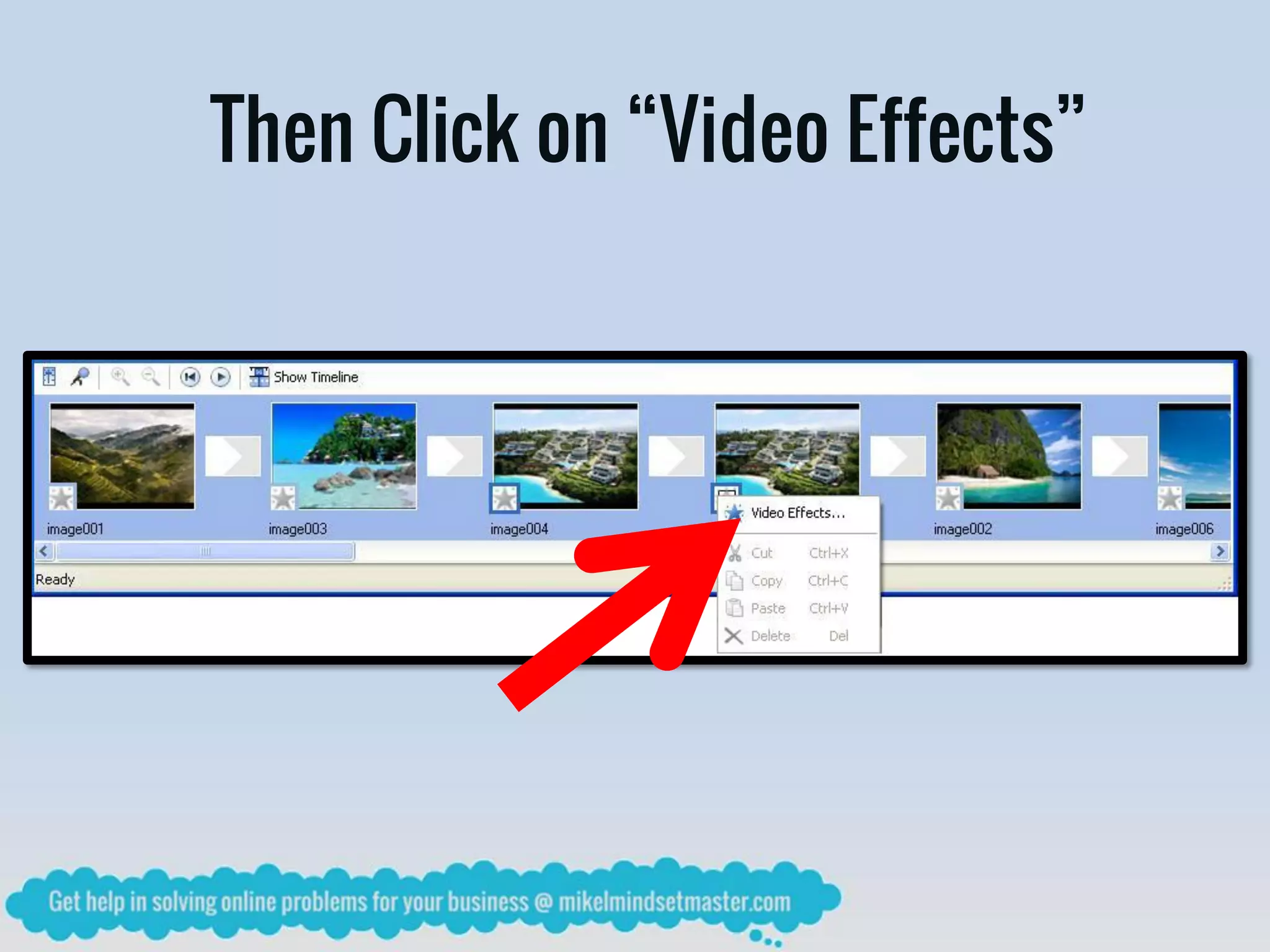 Then Click on “Video Effects”
 