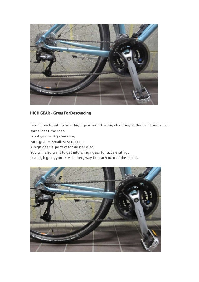 How to use your gears efficiently