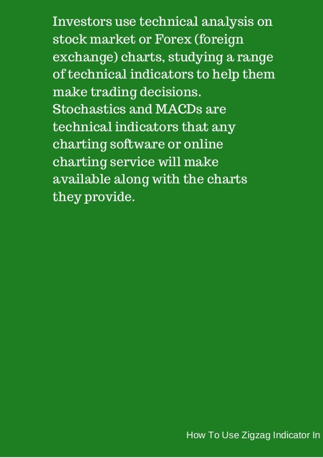 How to use technical indicators in forex