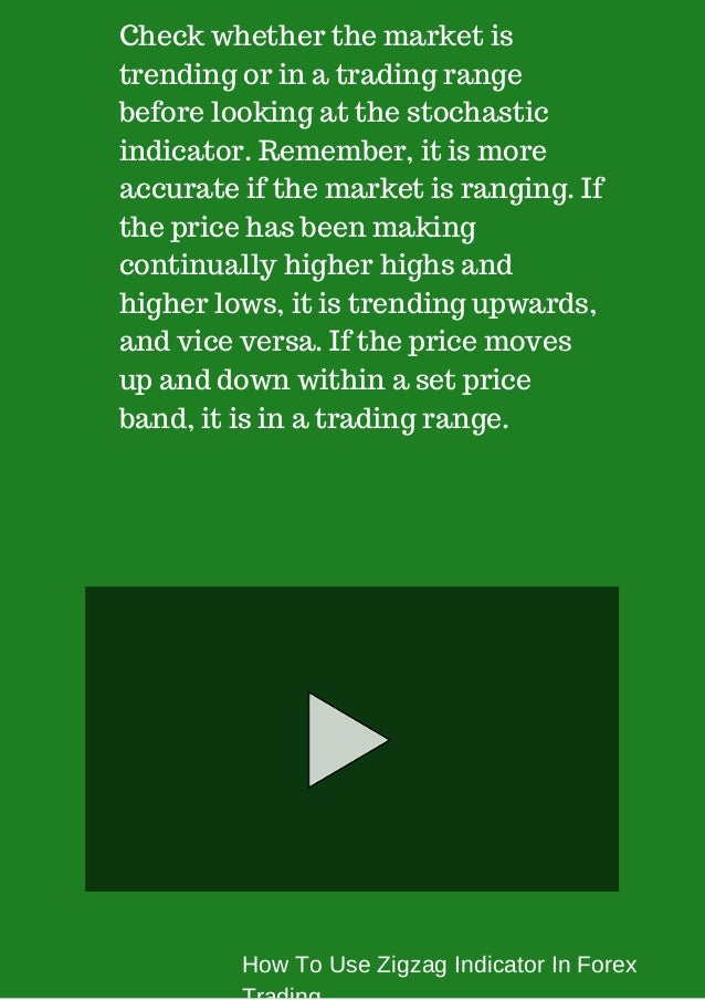 How to use zigzag forex indicator