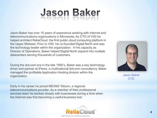 Jason Baker<br />Jason Baker has over 15 years of experience working with Internet and telecommunications organizations in...