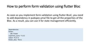 How to Validate Form With Flutter BLoC.pptx