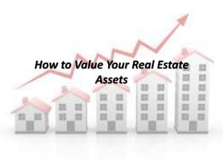 How to Value Your Real Estate
Assets
 