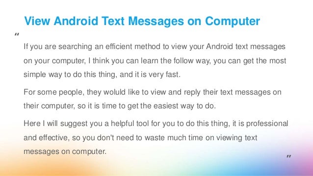 how to view android text messages on computer 2 638