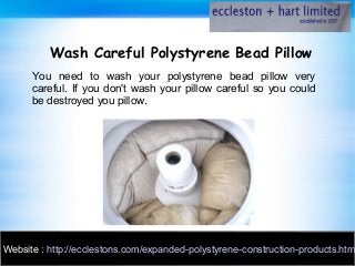 polystyrene bead pillow