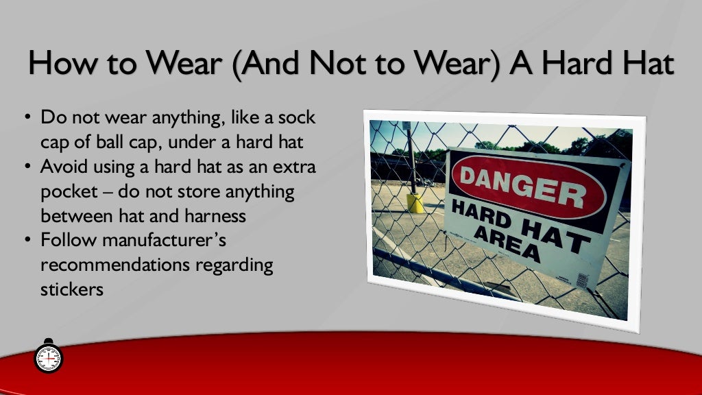How to wear a hard hat