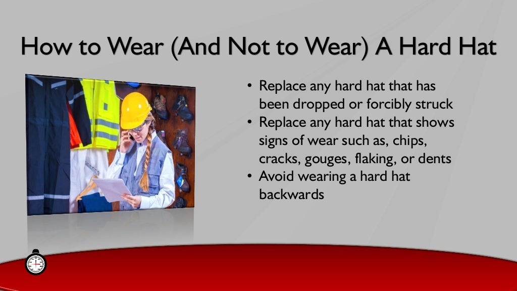 How to wear a hard hat
