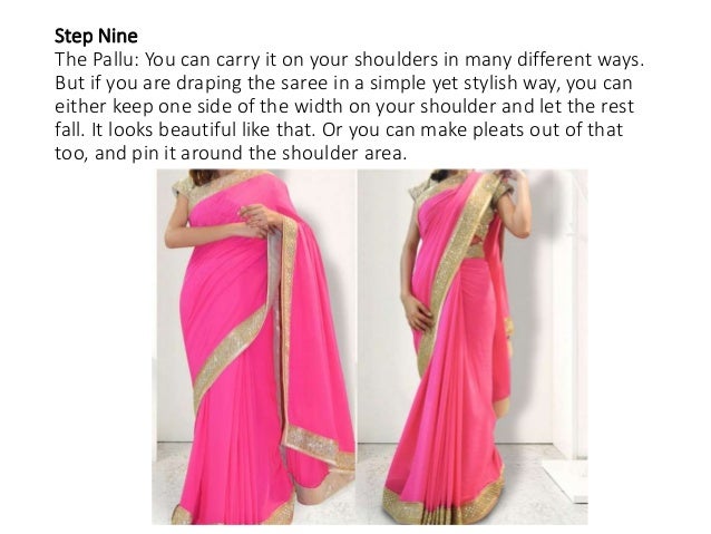 How To Wear A Saree In 9 Simple Steps