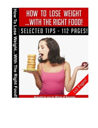 How to Loose weight in the Right Food
