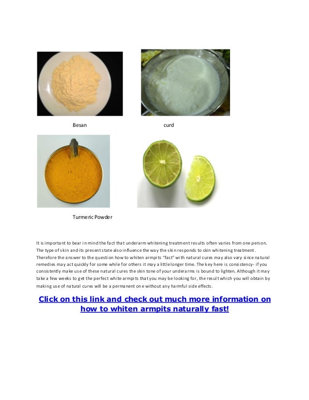 Natural Way To Whiten Underarm Natural Way To Whiten Underarm