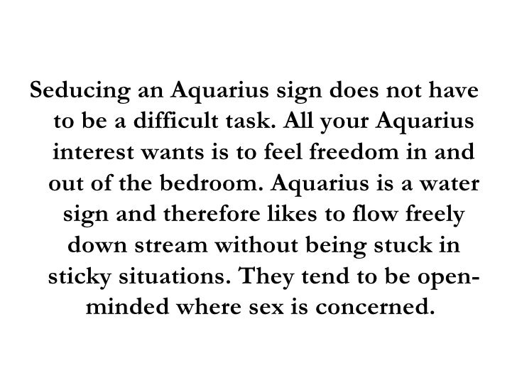 How To Win An Aquarians Heart