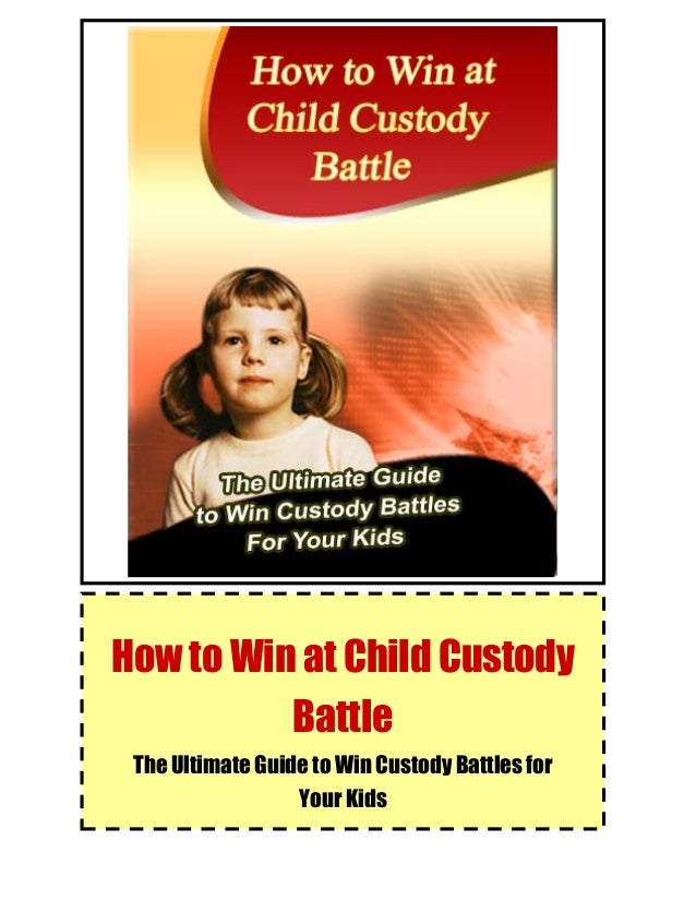 How to win custody discount