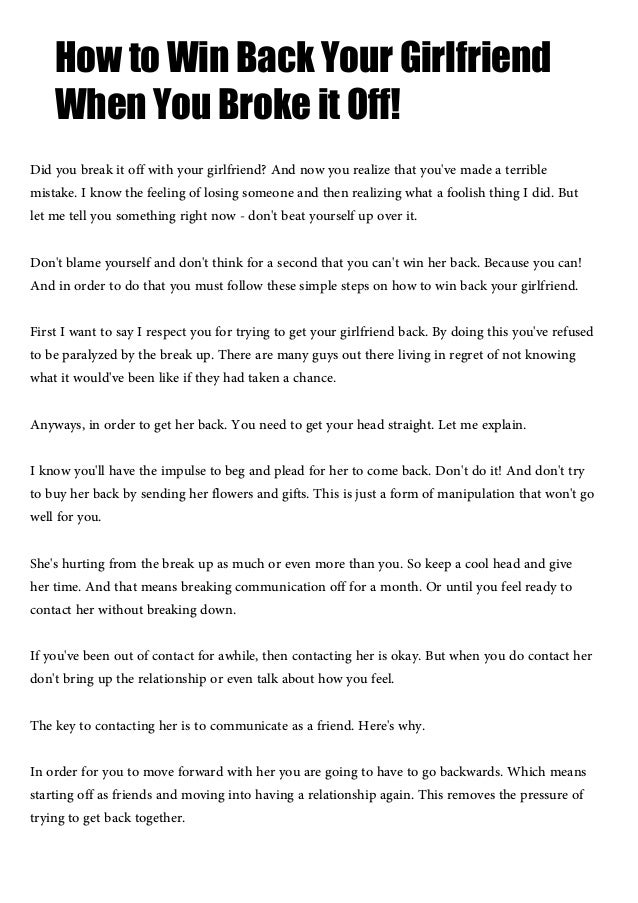 something to get your girlfriend