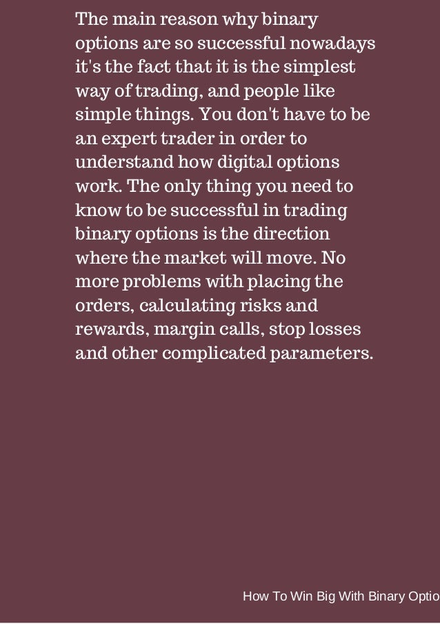 Big option binary trading