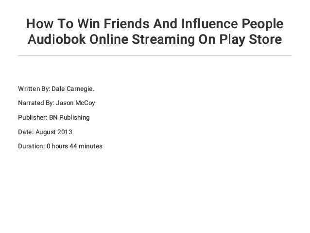 for apple download How to Win Friends and Influence People