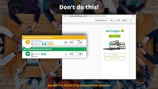 #seo2017 in #CCDK17 by @aleyda from @orainti
Don’t do this!
 