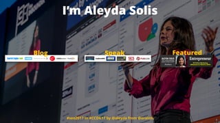 #seo2017 in #CCDK17 by @aleyda from @orainti
Blog Speak Featured
#seo2017 in #CCDK17 by @aleyda from @orainti
I’m Aleyda Solis
 
