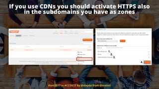#seo2017 in #CCDK17 by @aleyda from @orainti
If you use CDNs you should activate HTTPS also  
in the subdomains you have as zones
 