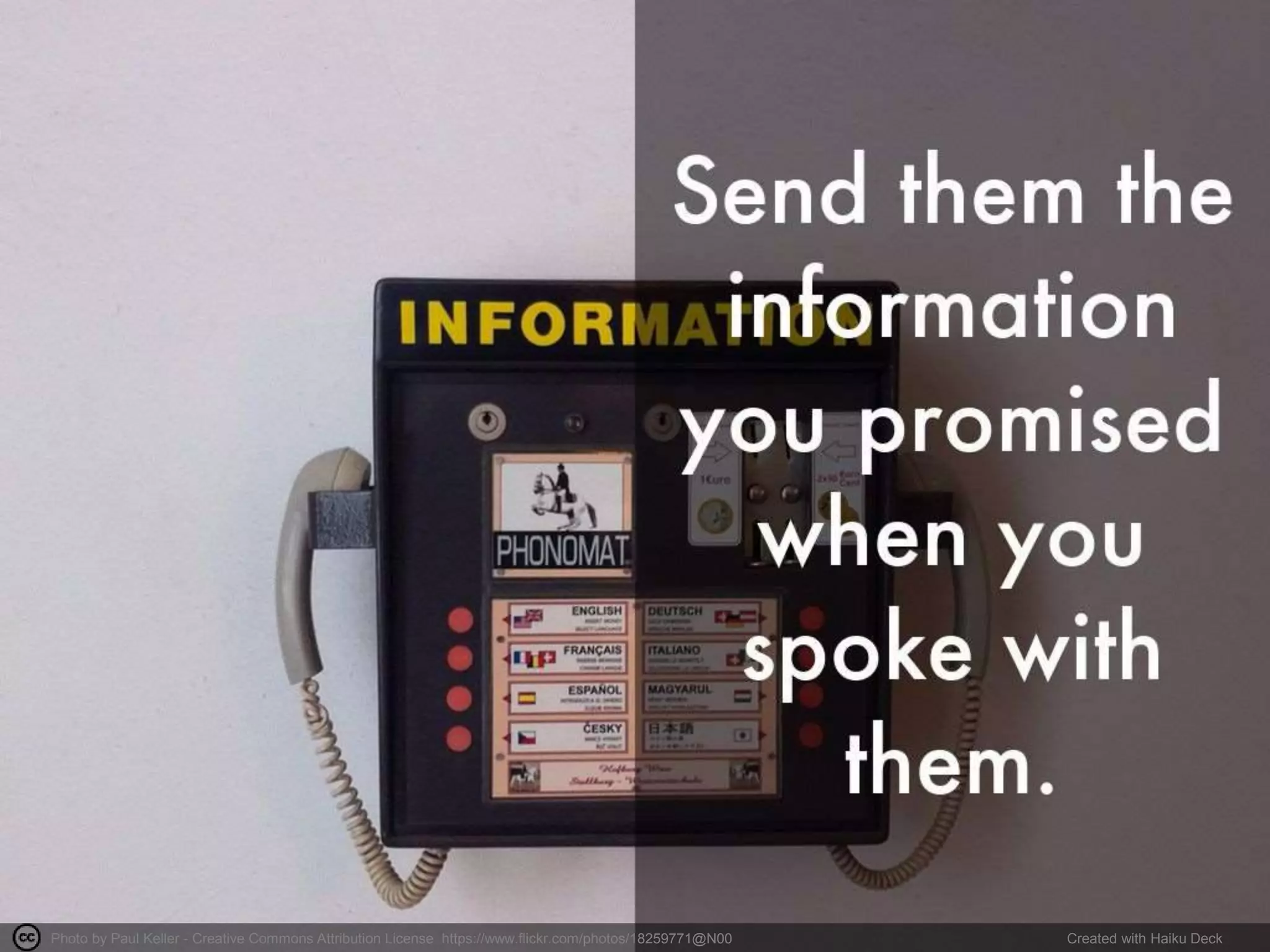 Photo by Paul Keller - Creative Commons Attribution License https://www.flickr.com/photos/18259771@N00 Created with Haiku Deck
 