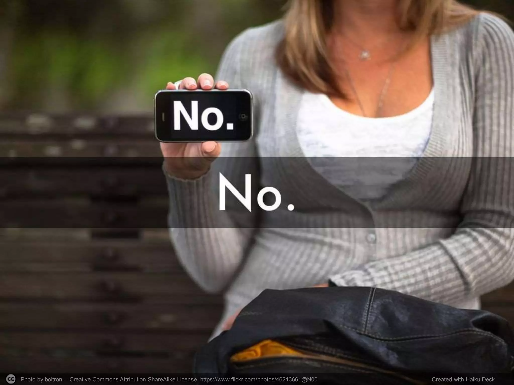 Photo by boltron- - Creative Commons Attribution-ShareAlike License https://www.flickr.com/photos/46213661@N00 Created with Haiku Deck
 