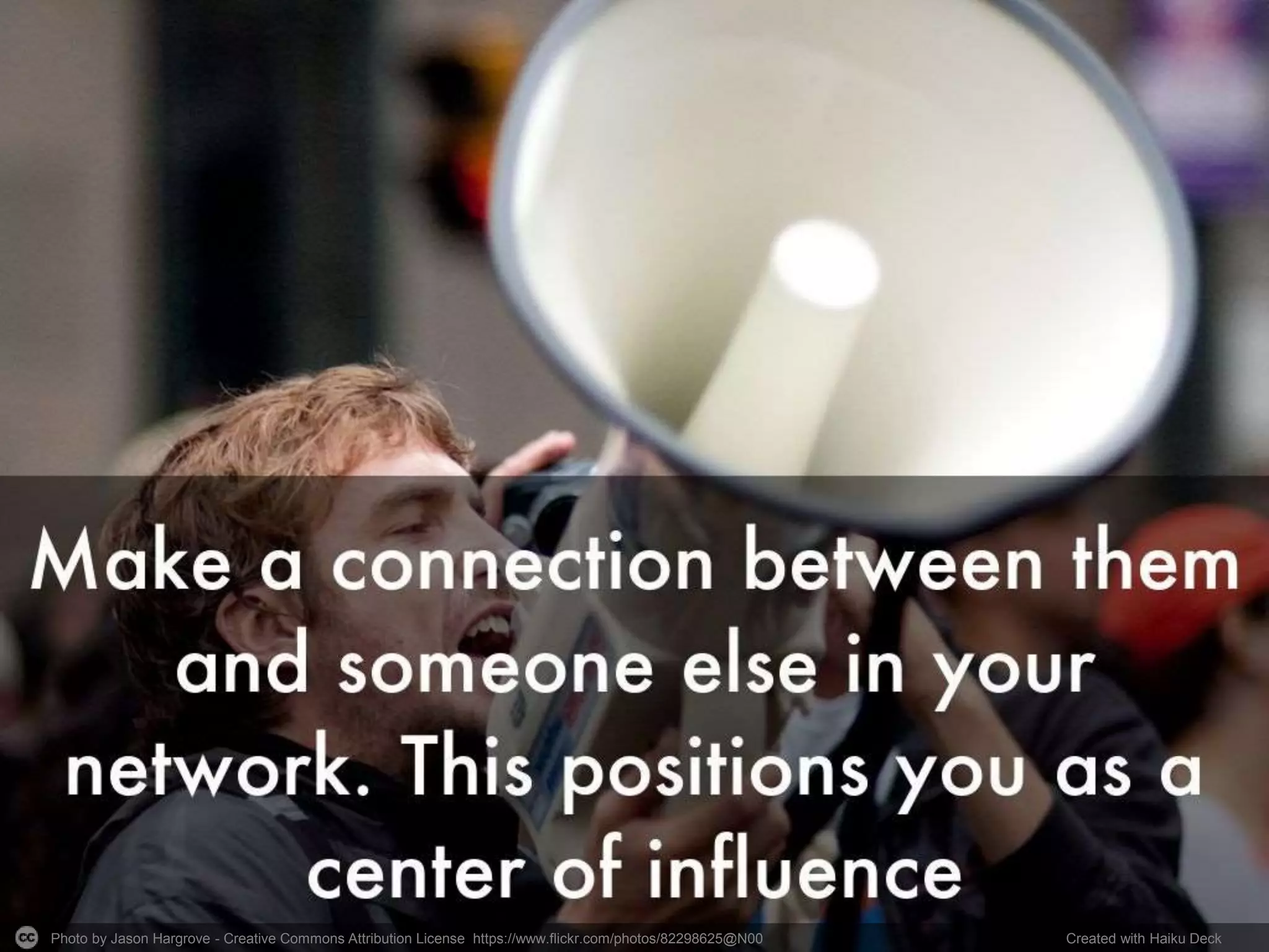 Photo by Jason Hargrove - Creative Commons Attribution License https://www.flickr.com/photos/82298625@N00 Created with Haiku Deck
 