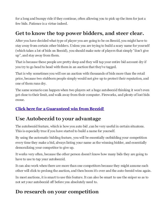 how to win on beezid how beezid works